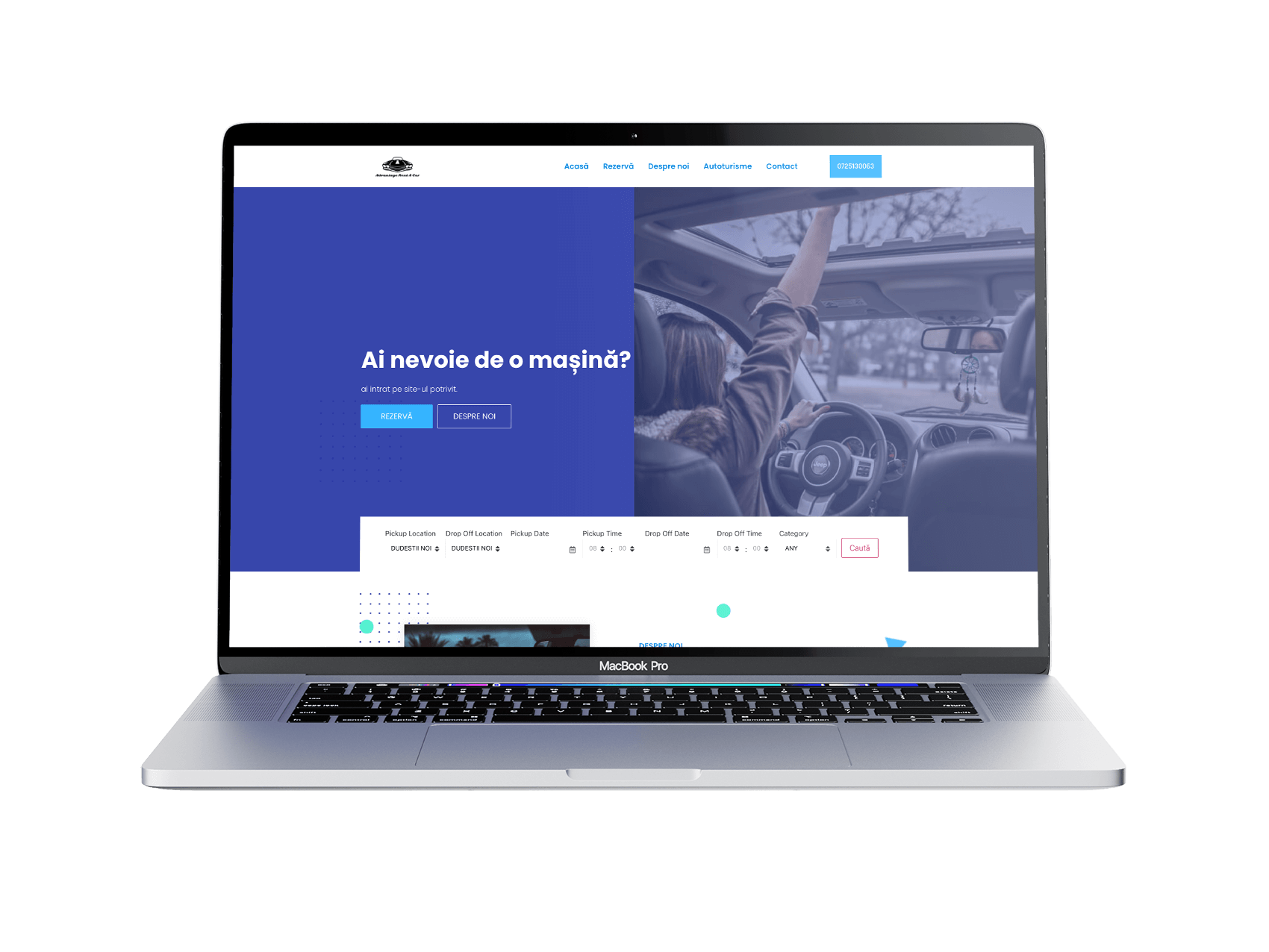 Advantage Rent A Car - Dezvoltare site inchiriere masini