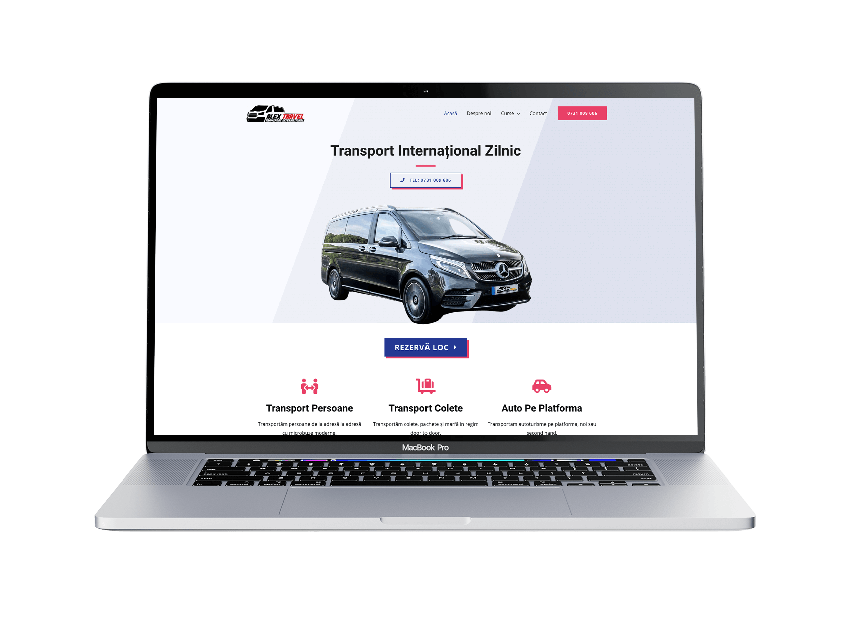 Portofoliu - Alex Travel - Site prezentare