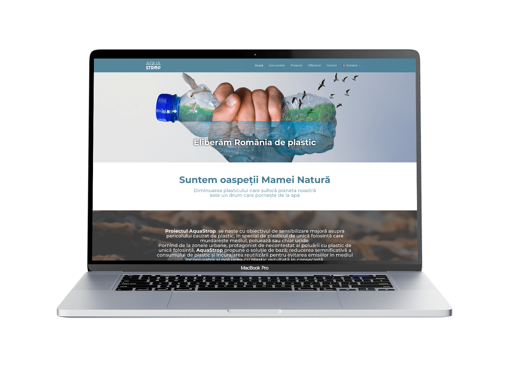 Portofoliu - AquaStrop - Site prezentare